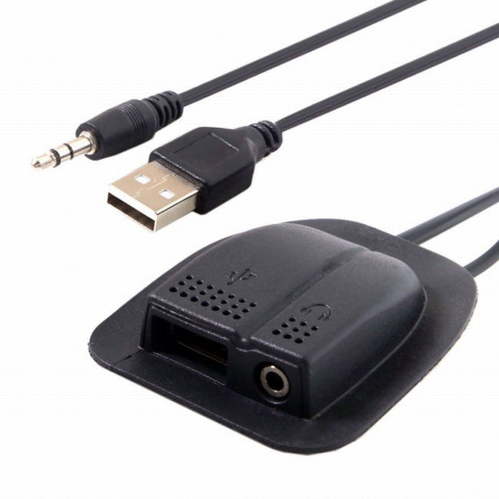 Backpack USB 2.0 Audio 3.5mm Charging Cable Practical Convenient Outdoor Travel Camping External U2-019