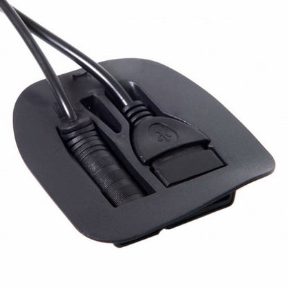 Backpack USB 2.0 Audio 3.5mm Charging Cable Practical Convenient Outdoor Travel Camping External U2-019
