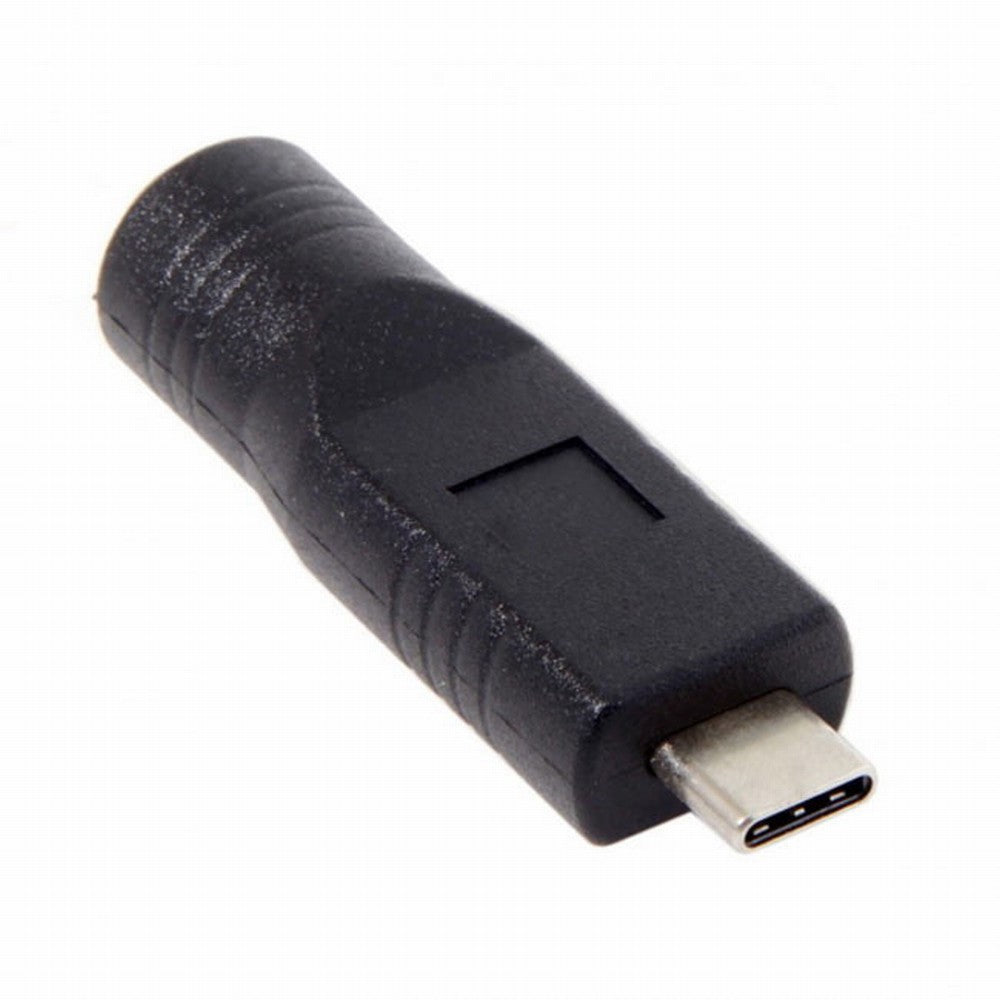 DC Jack 5.5*2.5mm Input to USB-C Type-C Power Plug Charge Adapter for Laptop Phone UC-211-BK-5525MM