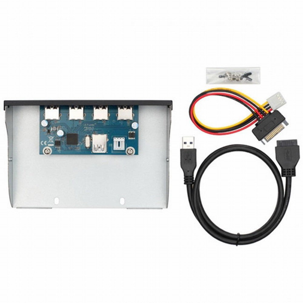 USB 3.0 HUB 4 Ports Front Panel to Motherboard 20Pin Connector Cable for 5.25" CD-ROM Bay U3-100