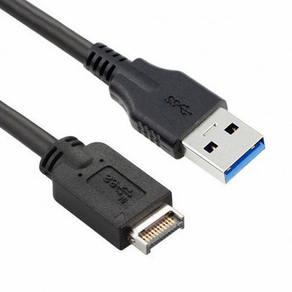 USB 3.1 Front Panel Header to USB 3.0 Type-A Male Extension Data Cable 50cm UC-117