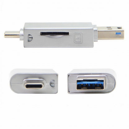 USB-C Type C / USB 2.0 to NM Nano Memory Card TF Micro SD Card Reader for Huawei Cell Phone Laptop UC-061
