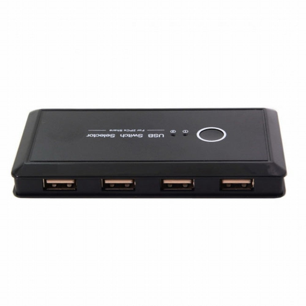 KVM USB 2.0 Switch Selector 2 Port PCs Sharing 4 Devices for Keyboard Mouse Scanner Printer U2-025