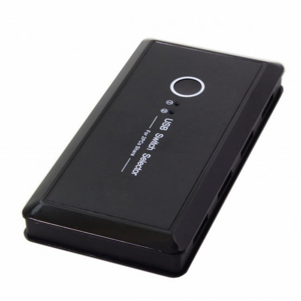 KVM USB 2.0 Switch Selector 2 Port PCs Sharing 4 Devices for Keyboard Mouse Scanner Printer U2-025