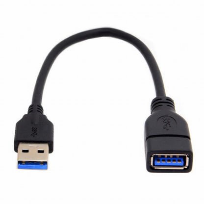 USB 3.0 Type-A Male to USB 3.0 Type-A Female Extension Cable 20cm 5Gbps U3-026