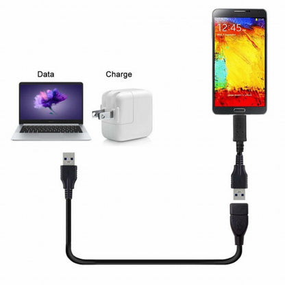USB 3.0 Type-A Male to USB 3.0 Type-A Female Extension Cable 20cm 5Gbps U3-026