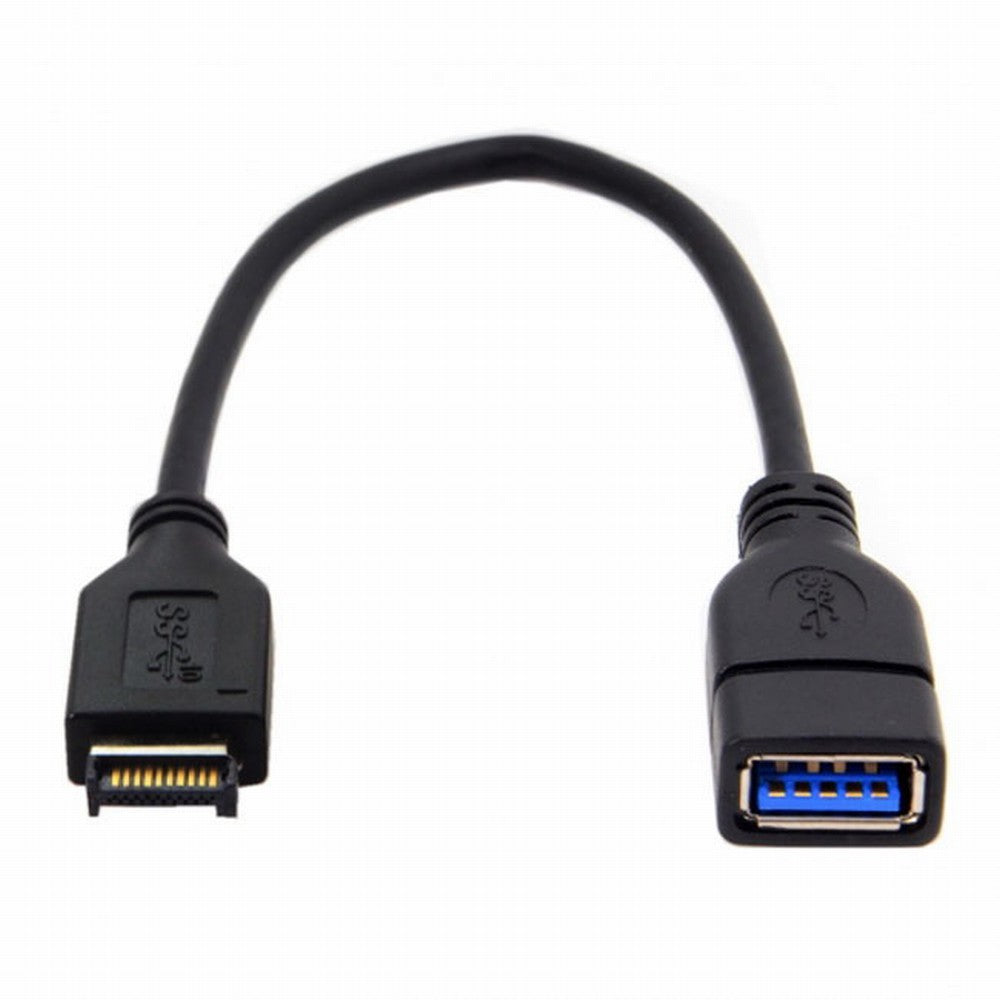 USB 3.1 Front Panel Header to USB 3.0 Type-A Female Extension Cable 20cm UC-131