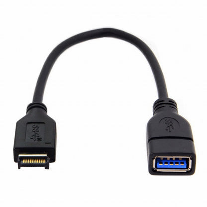 USB 3.1 Front Panel Header to USB 3.0 Type-A Female Extension Cable 20cm UC-131