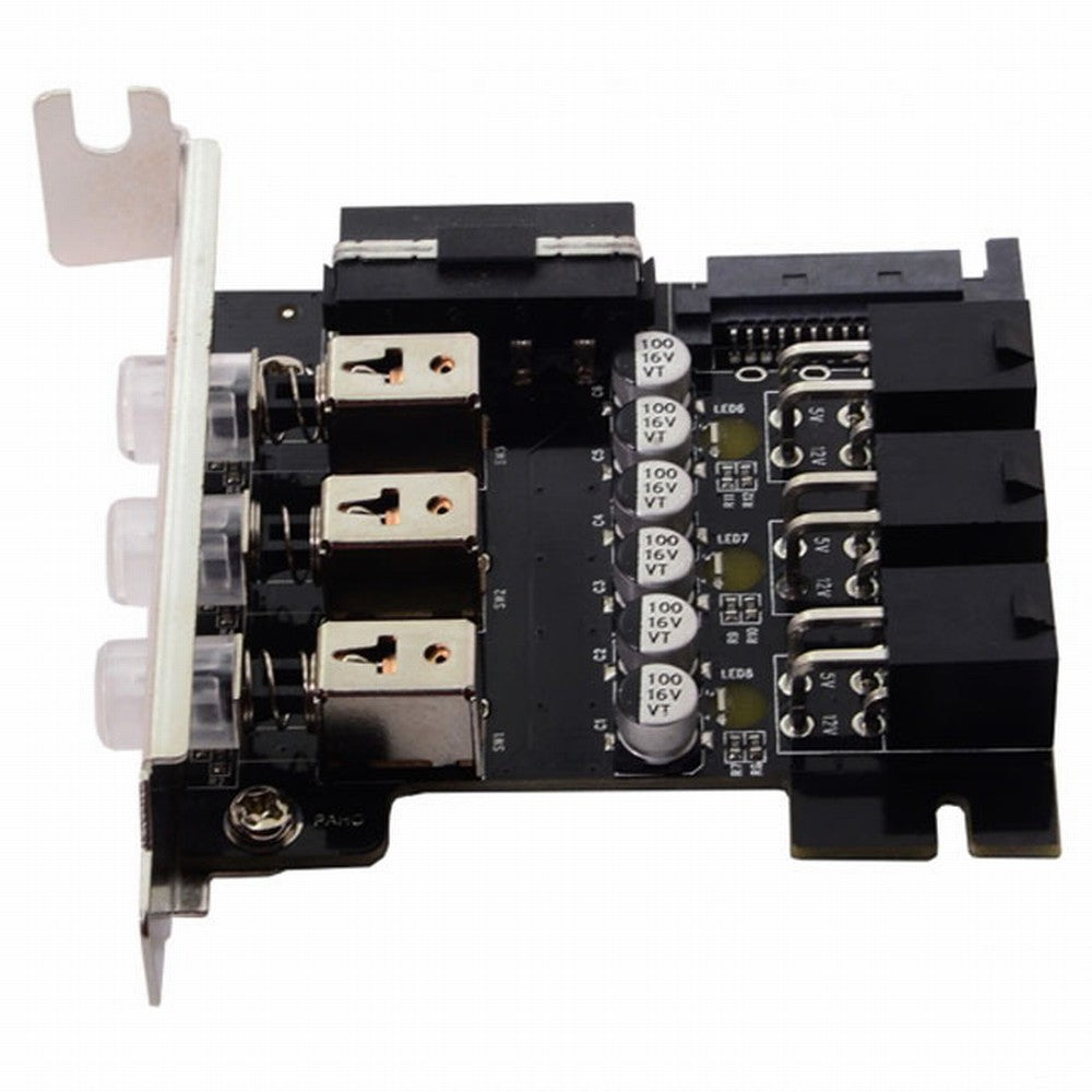 3 Hard Disk Control System Intelligent Control Management System HDD SSD Power Switch with Low Profile Bracket PW-019
