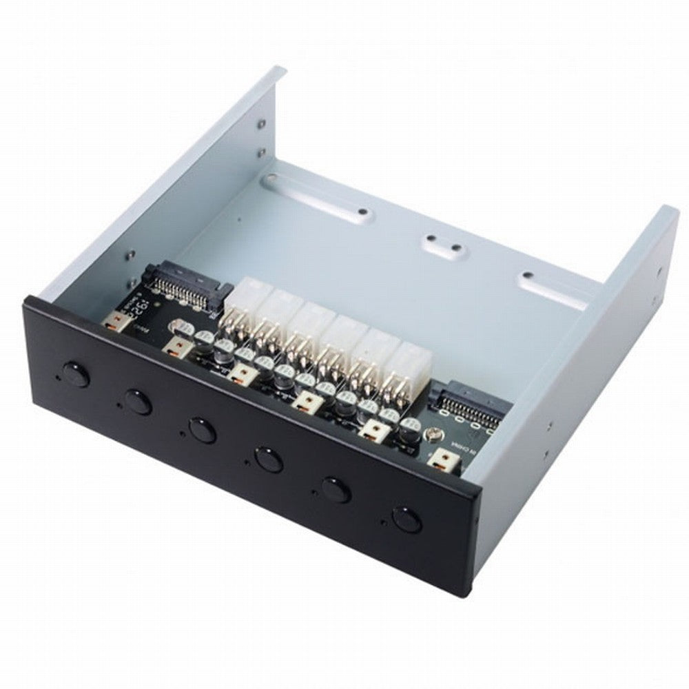 6 Hard Disk Control System Intelligent Control Management System HDD SSD Power Switch with 5.25 CD-ROM Bay PW-020