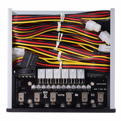6 Hard Disk Control System Intelligent Control Management System HDD SSD Power Switch with 5.25 CD-ROM Bay PW-020