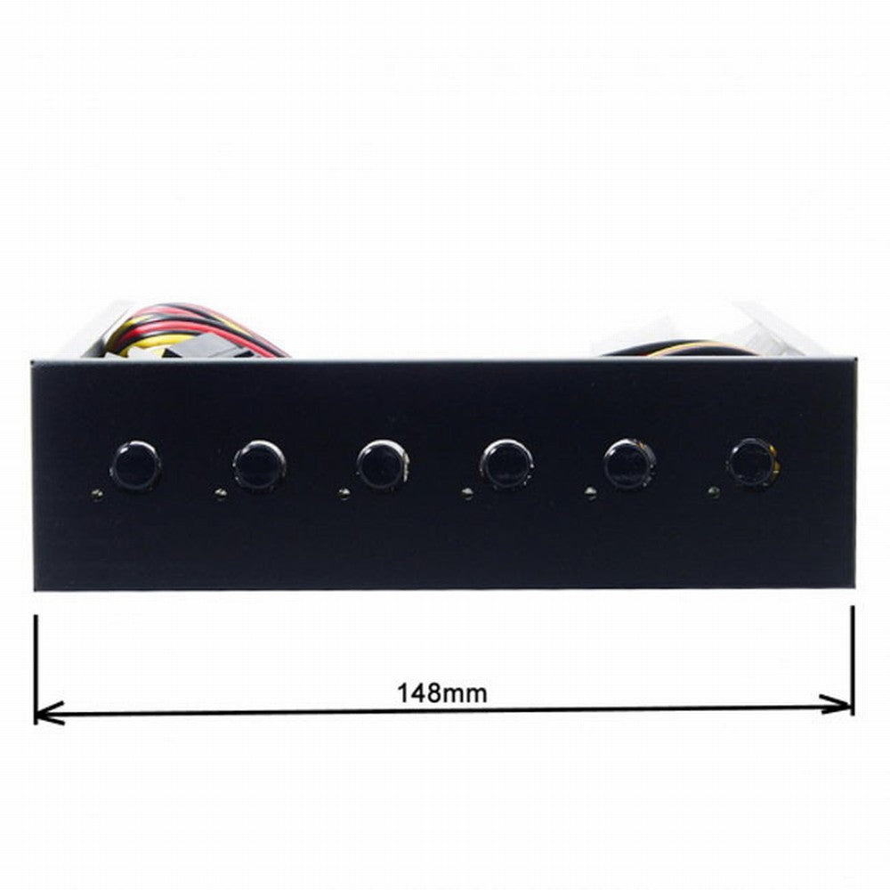 6 Hard Disk Control System Intelligent Control Management System HDD SSD Power Switch with 5.25 CD-ROM Bay PW-020