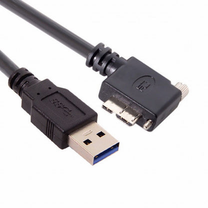  90 Degree Right Angled Micro USB Screw Mount to 3.0 Data Cable for Industrial Camera CC-U3-044-RI