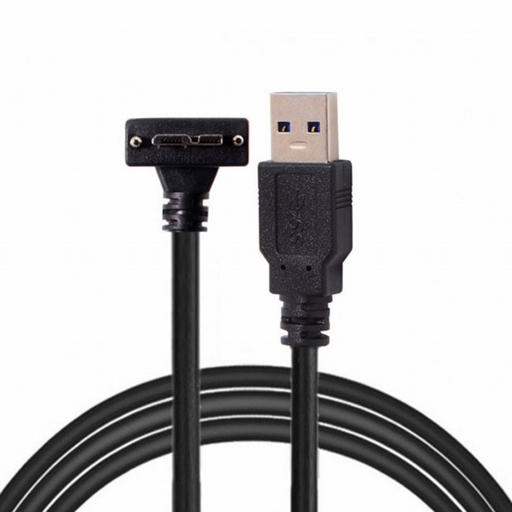  90 Degree Up Angled Micro USB Screw Mount to 3.0 Data Cable for Industrial Camera CC-U3-044-UP