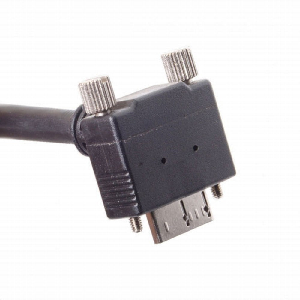  90 Degree Down Angled Micro USB Screw Mount to 3.0 Data Cable for Industrial Camera CC-U3-044-DN