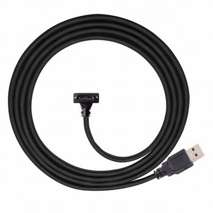  90 Degree Down Angled Micro USB Screw Mount to 3.0 Data Cable for Industrial Camera CC-U3-044-DN