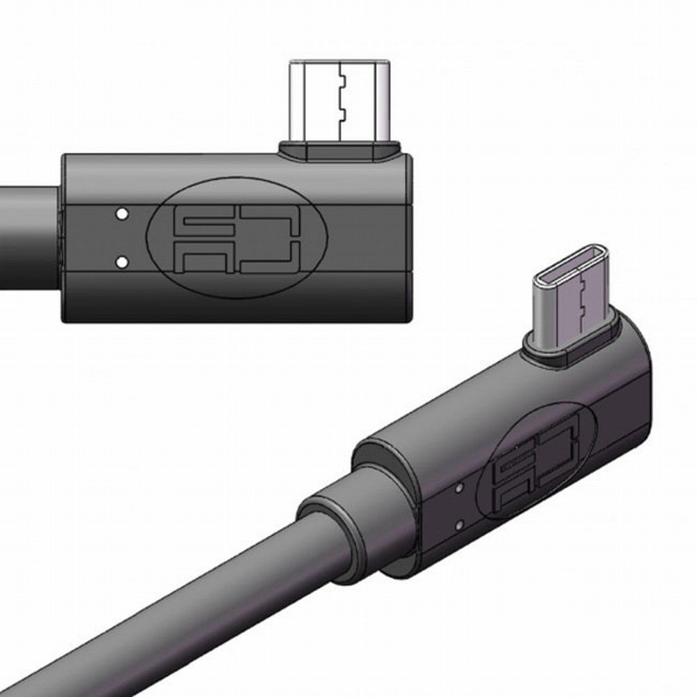 Fit for Oculus Link VR USB 3.1 Type-C Left Right Angled Type to Standard USB3.0 Data Cable CC-UC-135
