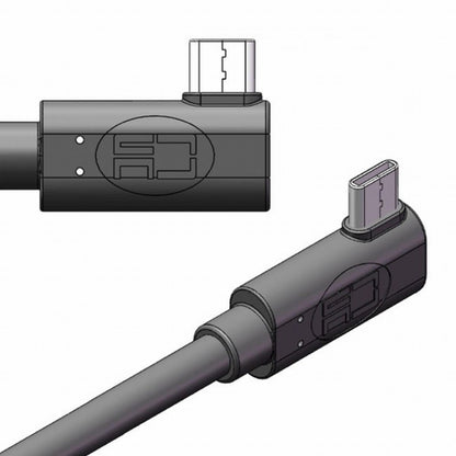 Fit for Oculus Link VR USB 3.1 Type-C Left Right Angled Type to Standard USB3.0 Data Cable CC-UC-135
