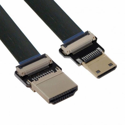 CYFPV Mini HDMI Male to HDMI Male FPC Flat Cable 1080P for FPV HDTV Multicopter Aerial Photography CC-HD-190-BK