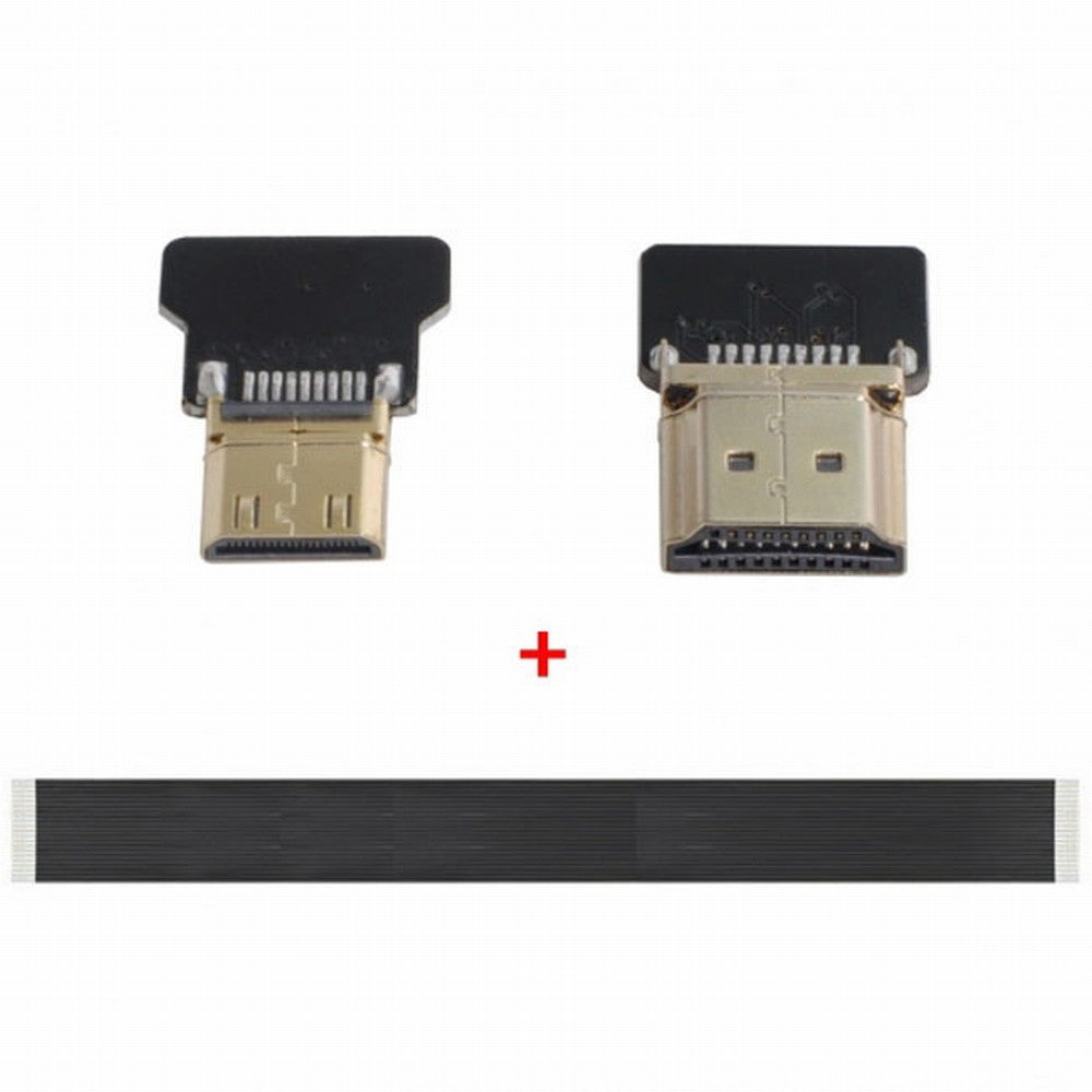 CYFPV Mini HDMI Male to HDMI Male FPC Flat Cable 1080P for FPV HDTV Multicopter Aerial Photography CC-HD-190-BK