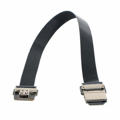 CYFPV HDMI Male to Micro HDMI Female Extension FPC Flat Cable 1080P for FPV HDTV Multicopter Aerial Photography CC-HD-188-BK