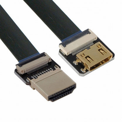 CYFPV HDMI Male to Mini HDMI Female Extension FPC Flat Cable 1080P for FPV HDTV Multicopter Aerial Photography CC-HD-189-BK