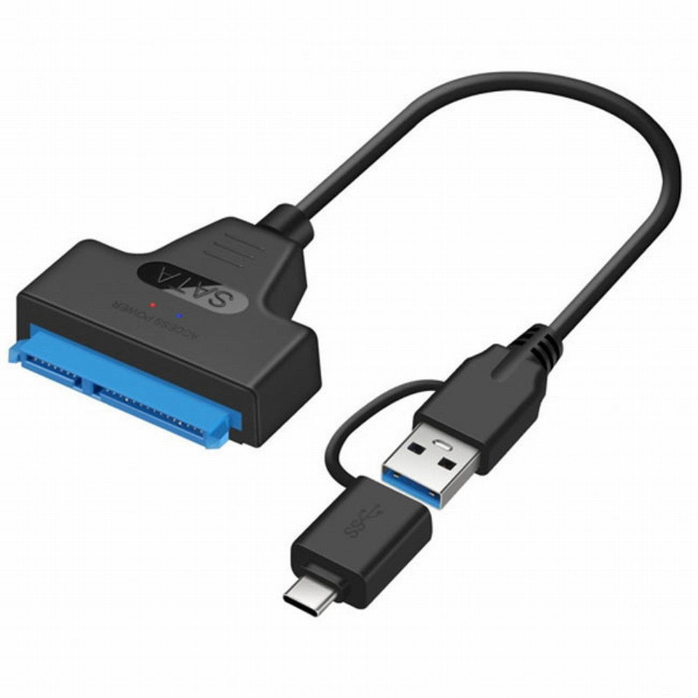 Type C USB 3.0 Male to SATA 22 Pin 2.5" Hard disk driver SSD Adapter Cable for Macbook Laptop UC-147