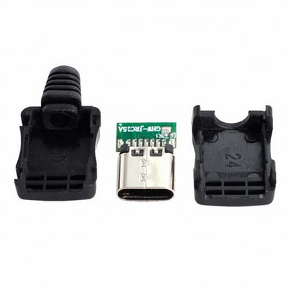 10set DIY 4pin USB 2.0 Type C Female Socket Connector SMT type with PC Board Housing 3.0mm SR UC-071