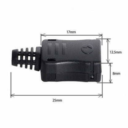 10set DIY 4pin USB 2.0 Type C Female Socket Connector SMT type with PC Board Housing 3.0mm SR UC-071