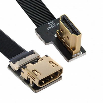 CYFPV Right Angled 90 Degree HDMI Male to Female FPC Flat Cable for HDTV Multicopter Aerial Photography CC-HD-216-RI