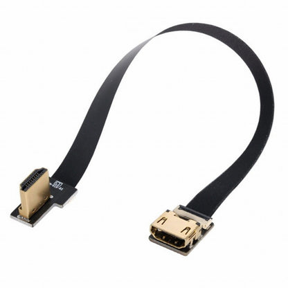 CYFPV Right Angled 90 Degree HDMI Male to Female FPC Flat Cable for HDTV Multicopter Aerial Photography CC-HD-216-RI