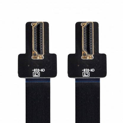 CYFPV Dual 90 Degree Left Angled HDMI Type A Male to Male HDTV FPC Flat Cable for FPV HDTV Multicopter Aerial Photography CC-HD-206-LE