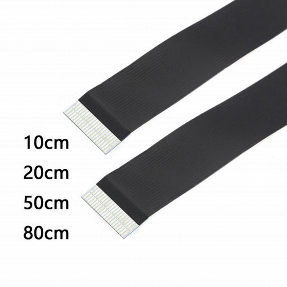 CYFPV Dual 90 Degree Left Angled HDMI Type A Male to Male HDTV FPC Flat Cable for FPV HDTV Multicopter Aerial Photography CC-HD-206-LE