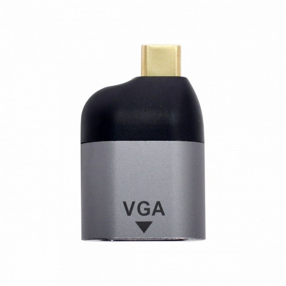 Cablecc USB-C Male to VGA Female Adapter, 1080p 60Hz Display Converter for Tablet, Phone, Laptop