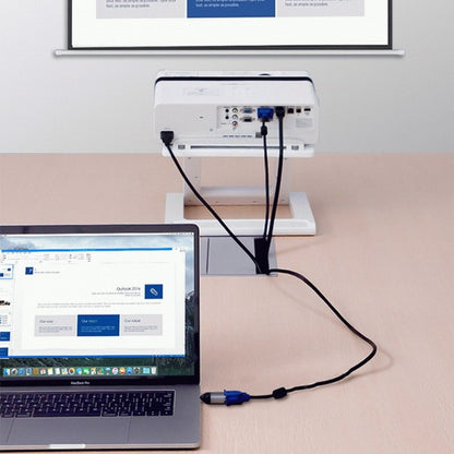 Cablecc USB-C Male to VGA Female Adapter, 1080p 60Hz Display Converter for Tablet, Phone, Laptop