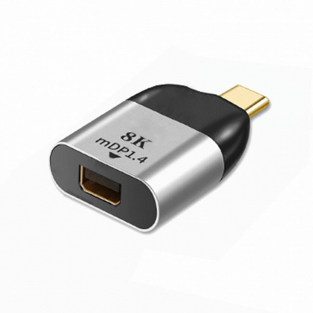 Cablecc USB Type C to Mini DP Adapter, 60Hz 4K/2K Video Converter for Tablet, Smartphone and Laptop