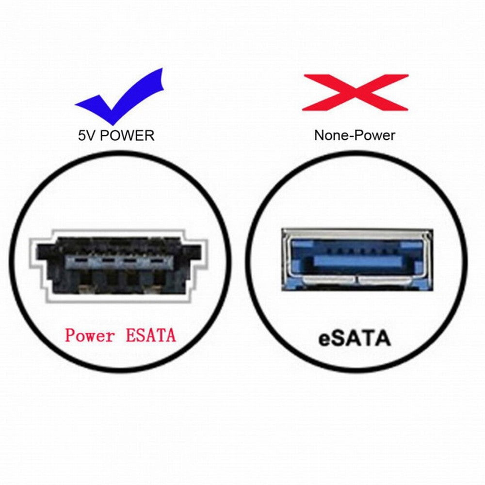 USB-C Type-C to Power Over eSATA DC5V Adapter USB3.0 to HDD/SSD/ODD eSATAp Converter UC-014