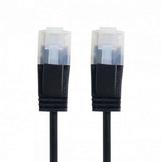 Ultra Slim Cat6 Ethernet Cable RJ45 Straight Direction TP Network Cable Patch Cord 90 Degree Cat6a Lan for Laptop Router TV BOX CC-UT-009-BK