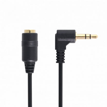 1Set 3/4 Poles Audio Stereo 90 Degree Right Angled 3.5mm Male to Female Extension Cable CA-008+045