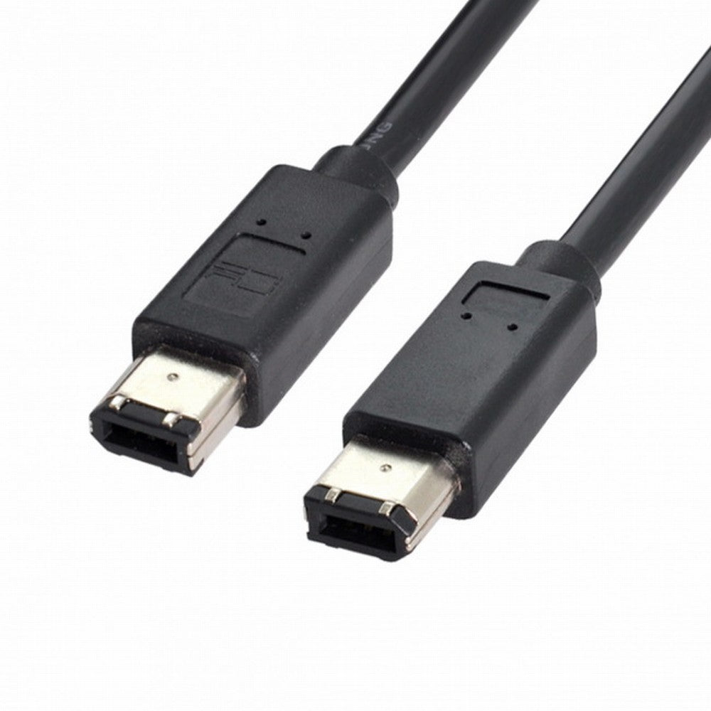 6 Pin to 6Pin FireWire 400 to FireWire 400 6-6 ilink Cable IEEE 1394 1.8m Black CA-017