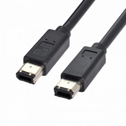 6 Pin to 6Pin FireWire 400 to FireWire 400 6-6 ilink Cable IEEE 1394 1.8m Black CA-017