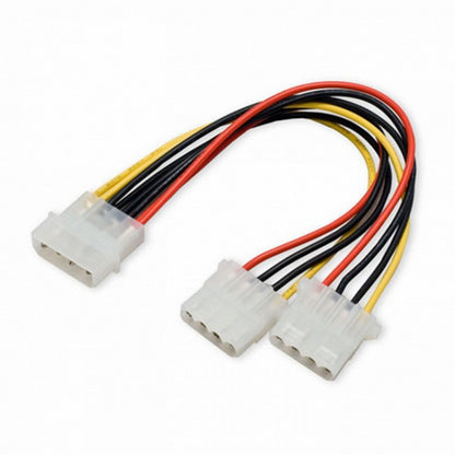 IDE 4 Pin to Dual IDE Y Splitter 10cm Hard Disk Power Supply Extension Cable SA-057