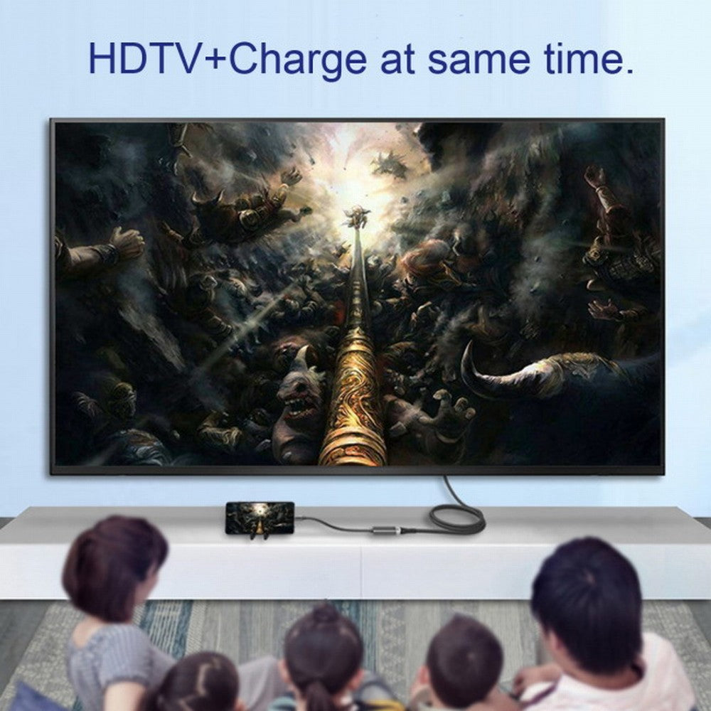 USB-C Type C to VGA RGB Converter HDTV Adapter 60hz 1080p with Female PD Power Port UC-162-VGA