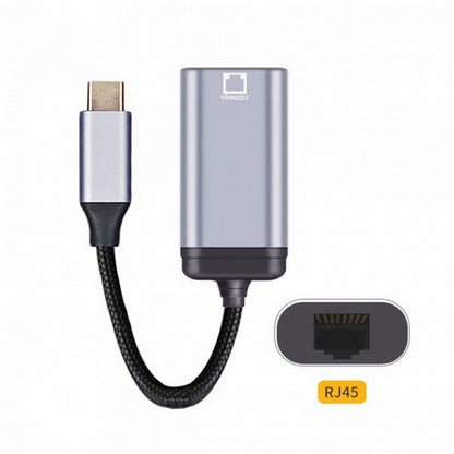 USB-C Type-C USB3.1 to 1000Mbps Gigabit Ethernet Network LAN Cable Adapter for Laptop UC-006-LAN