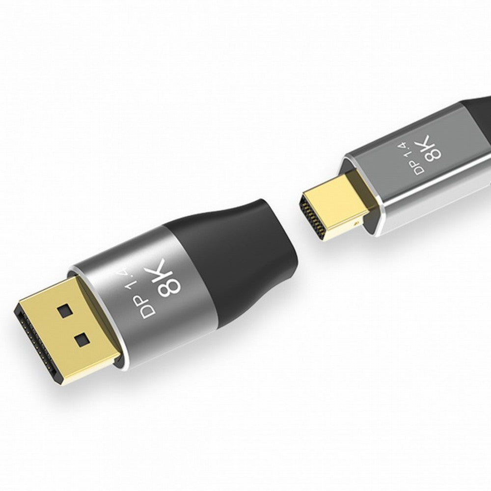 Mini DisplayPort 1.4 8K 60hz Female Adapter Ultra-HD UHD 4K 144hz to DP Male 7680*4320 for Video PC Laptop TV DP-042