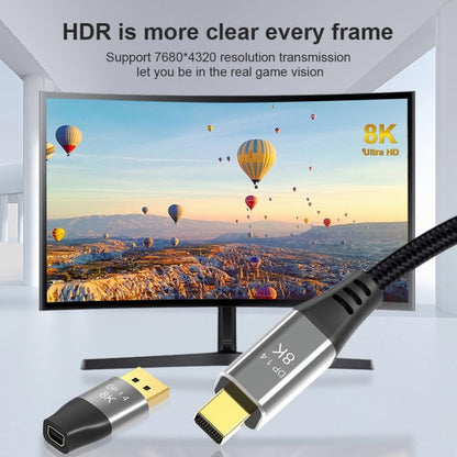 Mini DisplayPort 1.4 8K 60hz Female Adapter Ultra-HD UHD 4K 144hz to DP Male 7680*4320 for Video PC Laptop TV DP-042