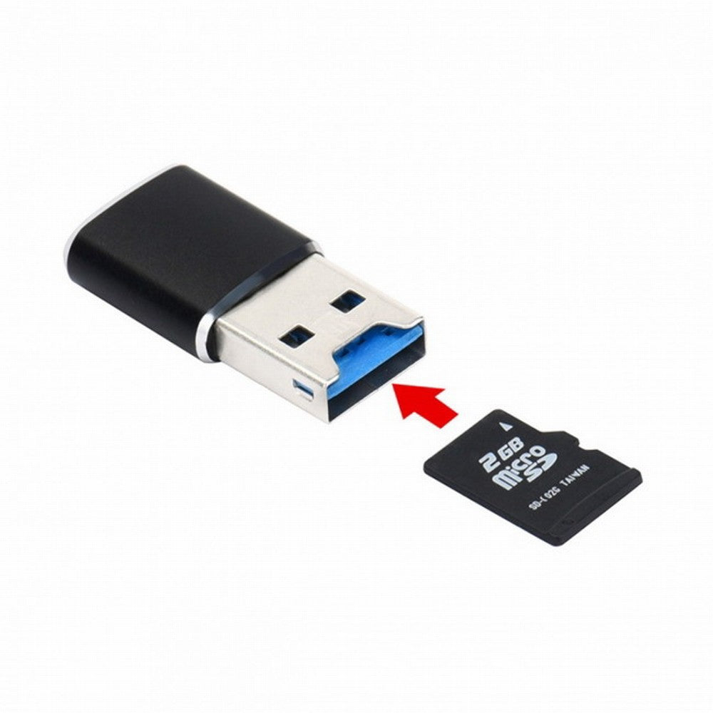USB 3.0 to Micro SD SDXC TF Card Reader with Micro Type-C USB-C OTG Adapter for Tablet / Cell Phone U3-051+UC-053