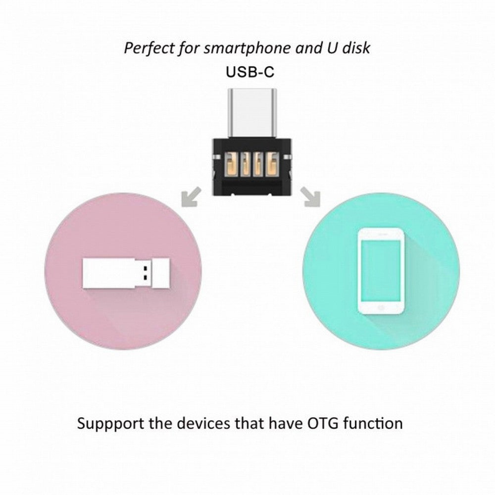 USB 3.0 to Micro SD SDXC TF Card Reader with Micro Type-C USB-C OTG Adapter for Tablet / Cell Phone U3-051+UC-053