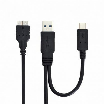 Combo USB-C USB 3.1 Type-C USB3.0 Type-A Host to Micro USB 3.0 Target Data Cable for Disk UC-165