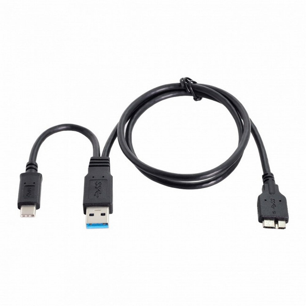 Combo USB-C USB 3.1 Type-C USB3.0 Type-A Host to Micro USB 3.0 Target Data Cable for Disk UC-165